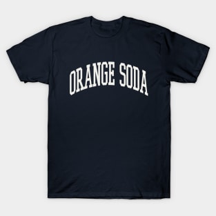 Orange Soda Lover Type Text Lazy Halloween Costume T-Shirt